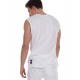 BODY ACTION MEN'S TRAINING VEST TOP 043107 WHITE