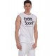 BODY ACTION MEN'S TRAINING VEST TOP 043107 WHITE