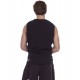 BODY ACTION MEN'S TRAINING VEST TOP 043107 BLACK