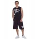 BODY ACTION MEN'S TRAINING VEST TOP 043107 BLACK