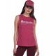 BODY ACTION WOMEN'S WORKOUT VEST 041120 D.PINK