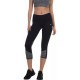 BODY ACTION WOMEN'S 3/4 SPORTS LEGGINGS 031123 BLACK